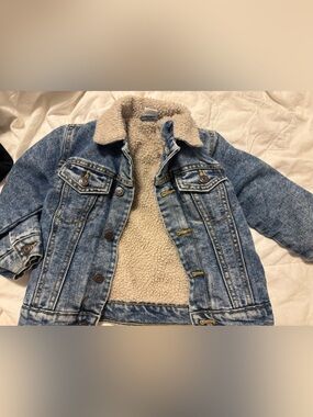 Crazy 8 denim Sherpa jacket